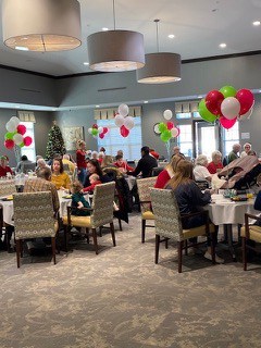 This is a photo of the Breakfast with Santa event
