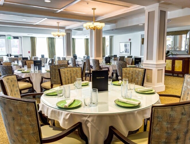 This is the main banquet hall of Meadow Brook